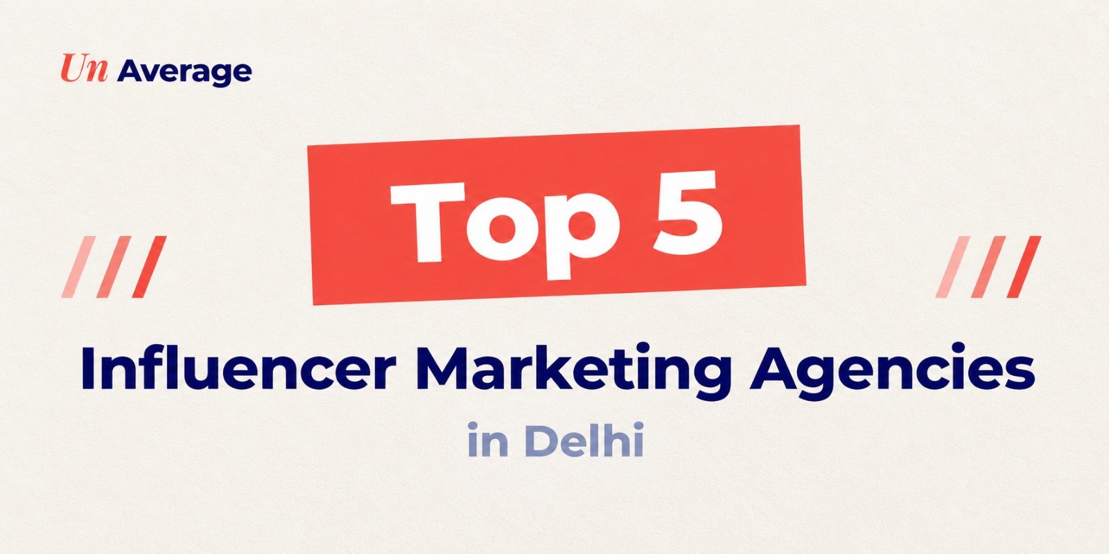 Comparison of the top influencer marketing agencies in Delhi by services and platforms
